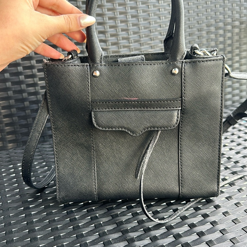 Rebecca Minkoff Mab Mini Crossbody in Black
